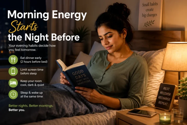 Morning Energy Starts the Night Before
