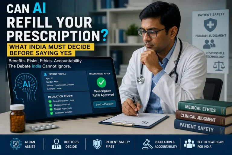 Can AI Refill Your Prescription? What India Must Decide Before Saying Yes